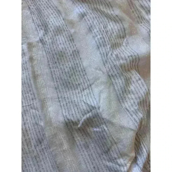 NWT Women's Free People Boho Chic White Peasant Blouse Eyelet Details Size XS - Picture 4 of 10